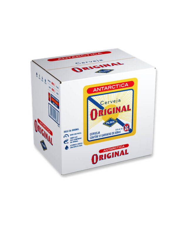 Cerveja Antarctica Original pack 12 .